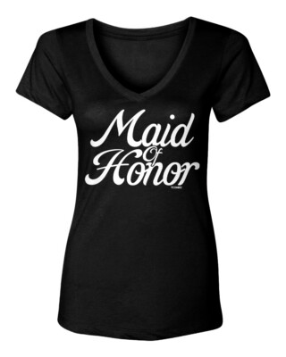 Maid Of Honor - Best Friend Wedding Bachelorette Party Women's V-Neck T-Shirt