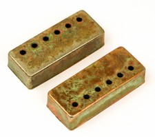AGP ™ - Aged Mini Humbucker Cover Set Relic Nickel 50mm #6272347