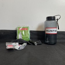 Hunter 32oz Kolba Szczoteczka do zębów Pasta do zębów Plastry Mini latarka Ponczo Zestaw festiwalowy