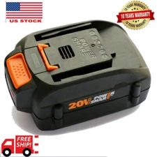 Battery 20 Volt For WORX WA3525 WA3520 20V Max Lithium 4.0Ah WA3575 Power Tools