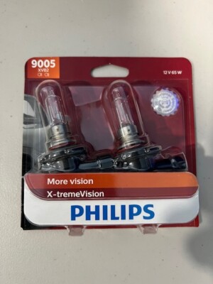 PHILIPS X-TREME VISION 9005XVB2 CAR HEADLIGHT 65 WATTS HALOGEN Light BULB