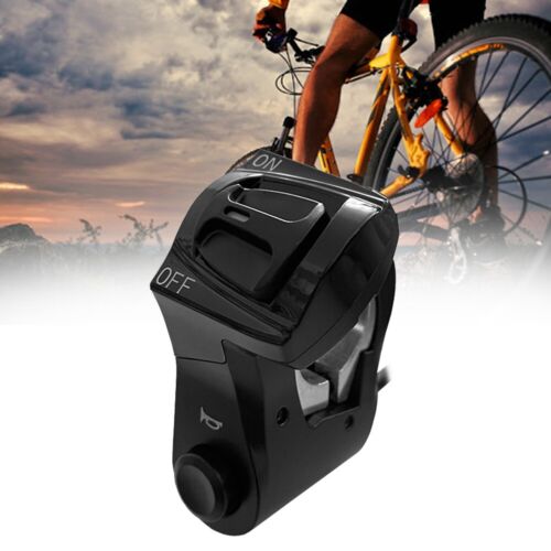 2 in 1 Electric Bicycle Light Switch Horn Switch for MTB Tricycle 12 72V - Afbeelding 1 van 11