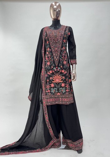 Pakistani Ready Made Women Salwar Indian Party Suit Kameez Designer Wedding Gown - Picture 4 of 9