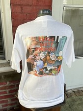 Vintage 90s Video Game T Shirt 1996 SEGA Three Dirty Dwarfs XL Single Stitch