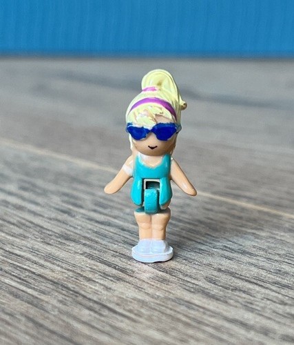 Vintage Polly Pocket Figure Doll Summer House Sunglasses Bluebird Toys 1993  