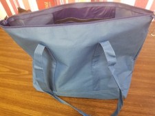 ONE BABY DIAPER/TRAVEL BAG BLUE COLOR WITH SHOULDER STRAPS ZIPPER TOTE