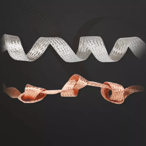 Nastro di massa rame + passacavo rete di rame 2,5 mm² 4 mm² 6 mm² - 50 mm² nastro di rame - Foto 10 di 10