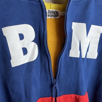 A Bathing Ape BAPE Baby Milo Logo Multicolor Full-Zip Hoodie