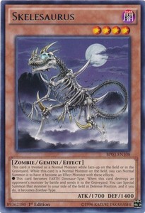 Skelesaurus - BP03-EN108 - Rare - 1st Edition x3 - Near Mint