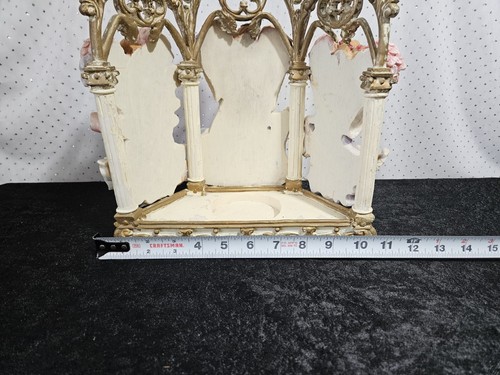 1999 Mudpie Angel Figurine Ensemble Ornate Arch Collectible Ceramic, Rare! - Picture 16 of 20