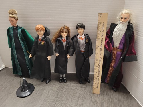 Harry Potter Mattel Dolls Set of 5 Wizarding World Figures + Ginny incomplete - Picture 13 of 19