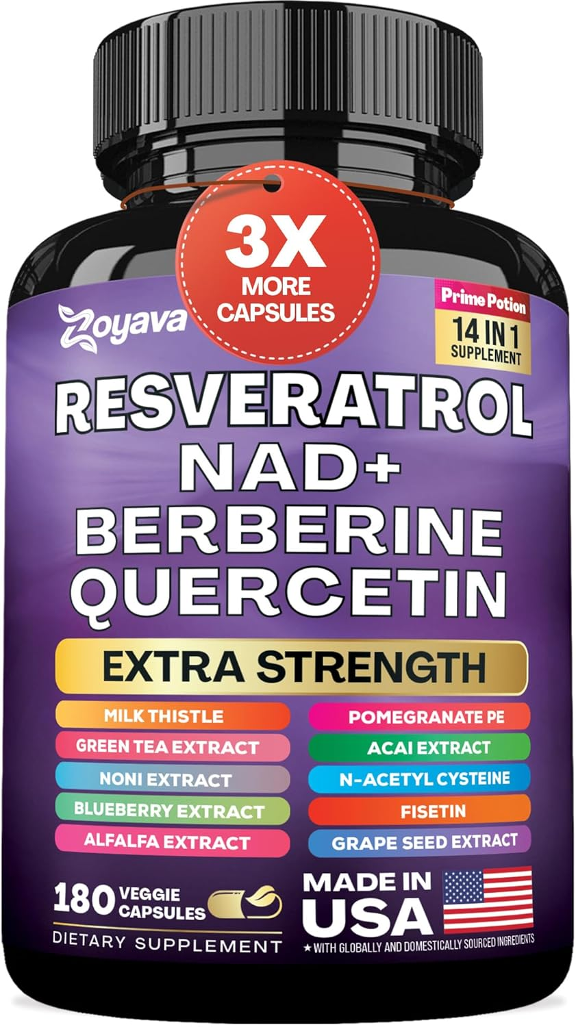 Supplement 12600Mg NAD 100Mg Milk Thistle 900Mg Berberine 4000Mg Food Supplement