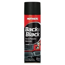 MOTHERS 10 oz. Back-to-Black Trim and Plastic Restorer Spray Easy one-step best