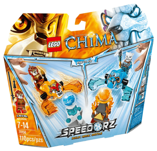 【新品】深層組 数打あたる 甘神すう C104 あたるセット+すうセット Lego Fire vs. Ice 70156 LEGENDS OF CHIMA Minifigure Building Set