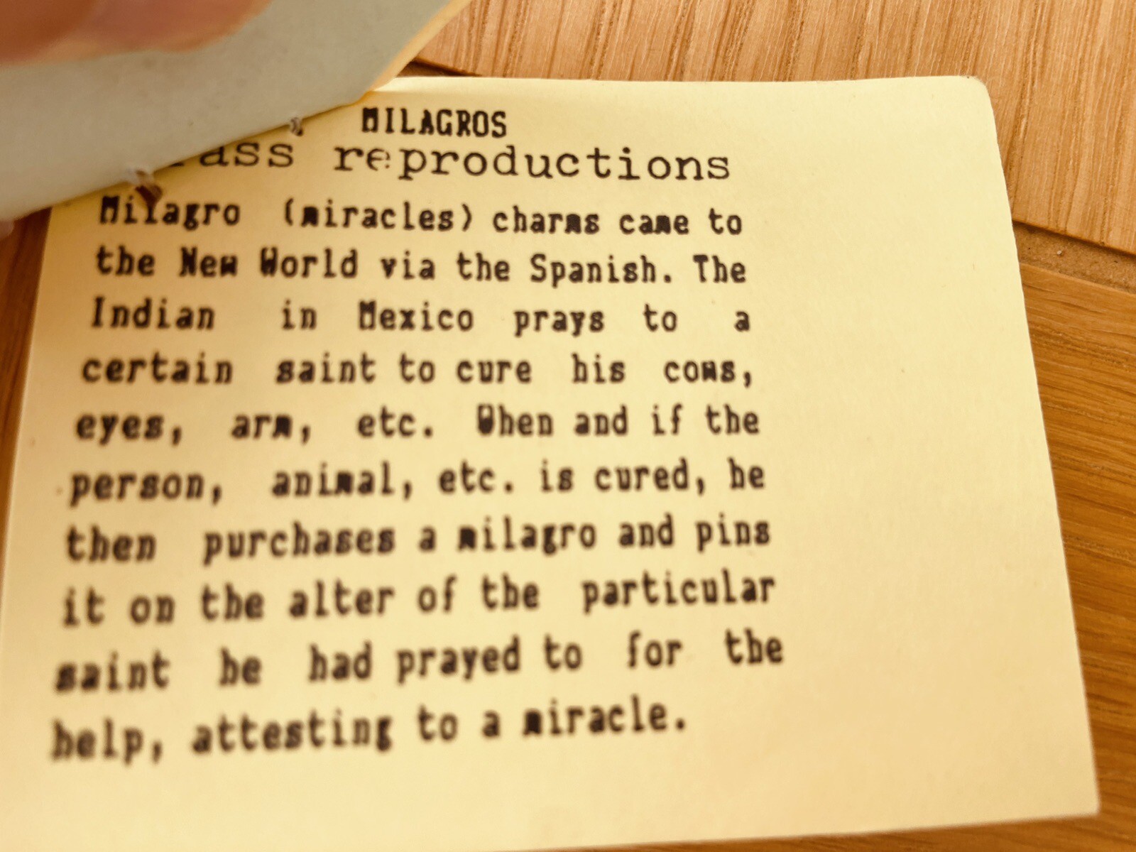 Native Mex South American Rare Fetish Milagro CHARMs Necklace Vintage