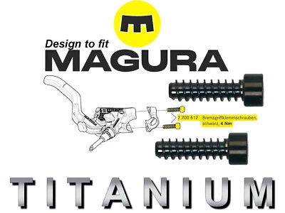 Magura MT (a partir de MY 2015) M5x17: Tornillos de sujeción de manija de freno de TITANIO - 43% más ligeros