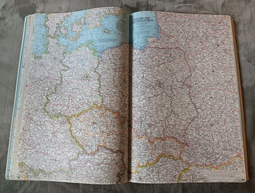 National Geographic Atlas Of The World 1963 grande 19" X 121/2" segunda edición - Imagen 12 de 16