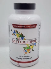 Ortho Molecular  MITOCORE 120 capsules ! New