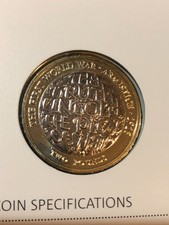 2018 £2 Two Pound Coin WWI Armistice Uncirculated UK BUNC Royal Mint