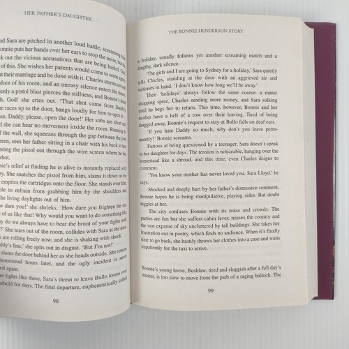 Her Father's Daughter The Bonnie Henderson Story by Debi Marshall Hardcover - Picture 9 of 14