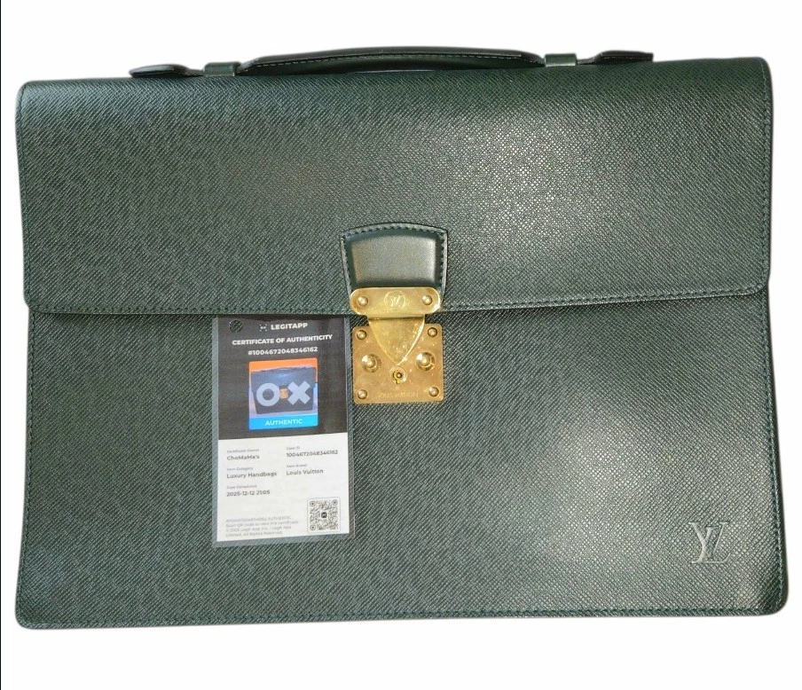 Louis Vuitton Taiga Men's Briefcase/Document Case for sale | eBay