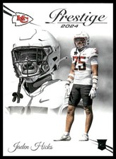 2024 Panini Prestige #345 Jaden Hicks RC Rookie Kansas City Chiefs