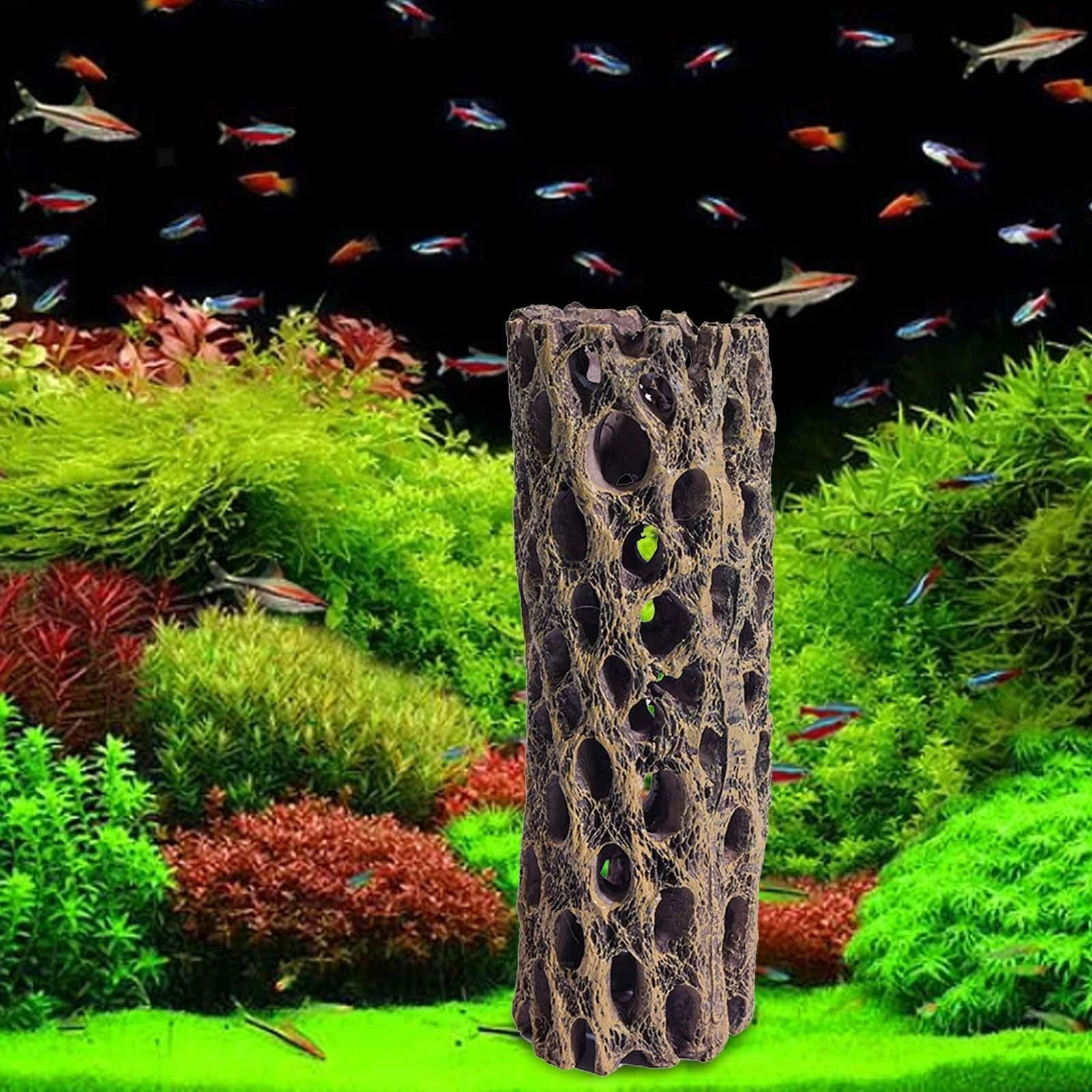 Tank Decoration Spawning Hole Rockery Ornament Supplies Accessories Resin for
Opens in a new window 