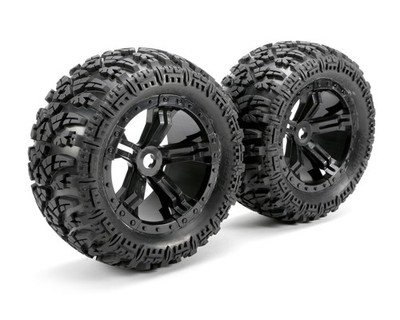 Team Magic Reifen Monster Truck montiert Splinned Radmitnehmer E6 III BES ...