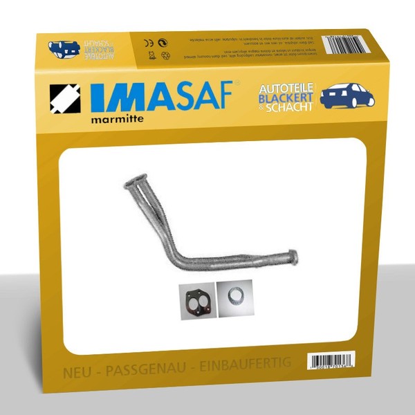 Imasaf Auspuff Hosenrohr Abgasrohr für Fiat Tempra + S.W. Tipo Automatik-image