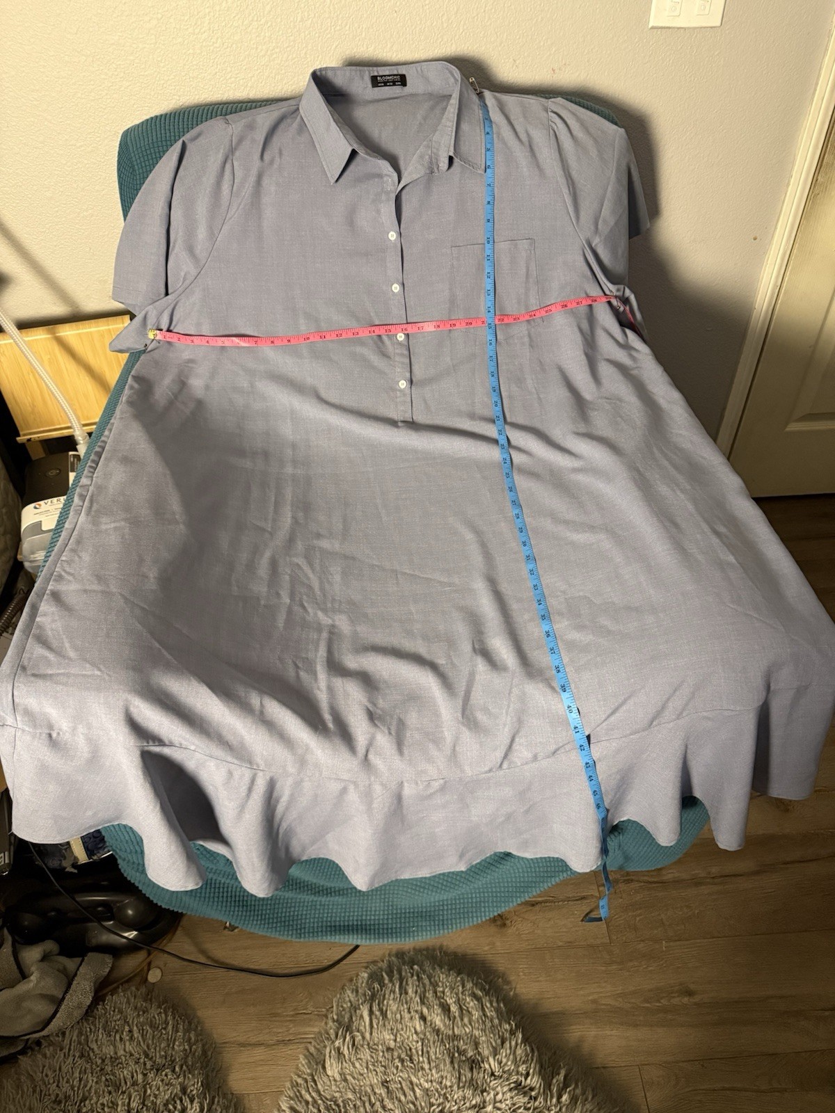 Bloomchic Oversized Button Down Dopermine Collare… - image 6