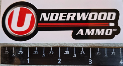#1 - Underwood Ammo Ammunition Firearms Guns Rifle Vinyl Decal Sticker Shot Show