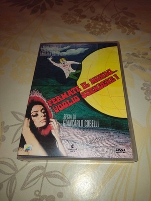 G. COBELLI STOPPEN DIE WELT... ICH WILL RUNTER BARBARA STEELE SELTENE DVD VERSIEGELT