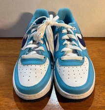 Nike Air Force 1 UNC Photo Blue Sneakers, Size 5Y DZ22670-100
