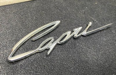 1952 53 LINCOLN CAPRI EMBLEM SCRIPT XO 1229