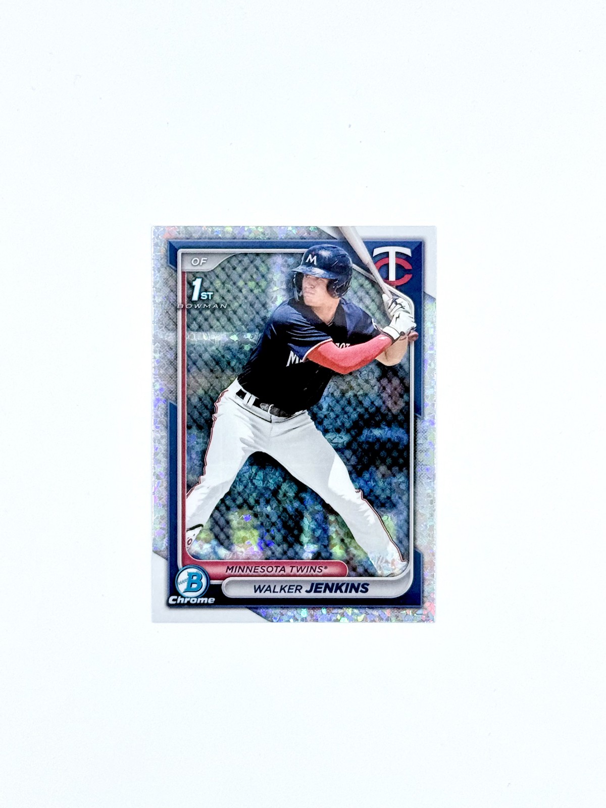 2024 Bowman - Chrome Prospects Walker Jenkins #BCP-43 Mini-Diamond Refractor...