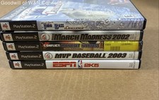 ESPN NBA 2K5 Conflict Desert Storm II 5 PS2 Game Lot PlayStation 2 CIB