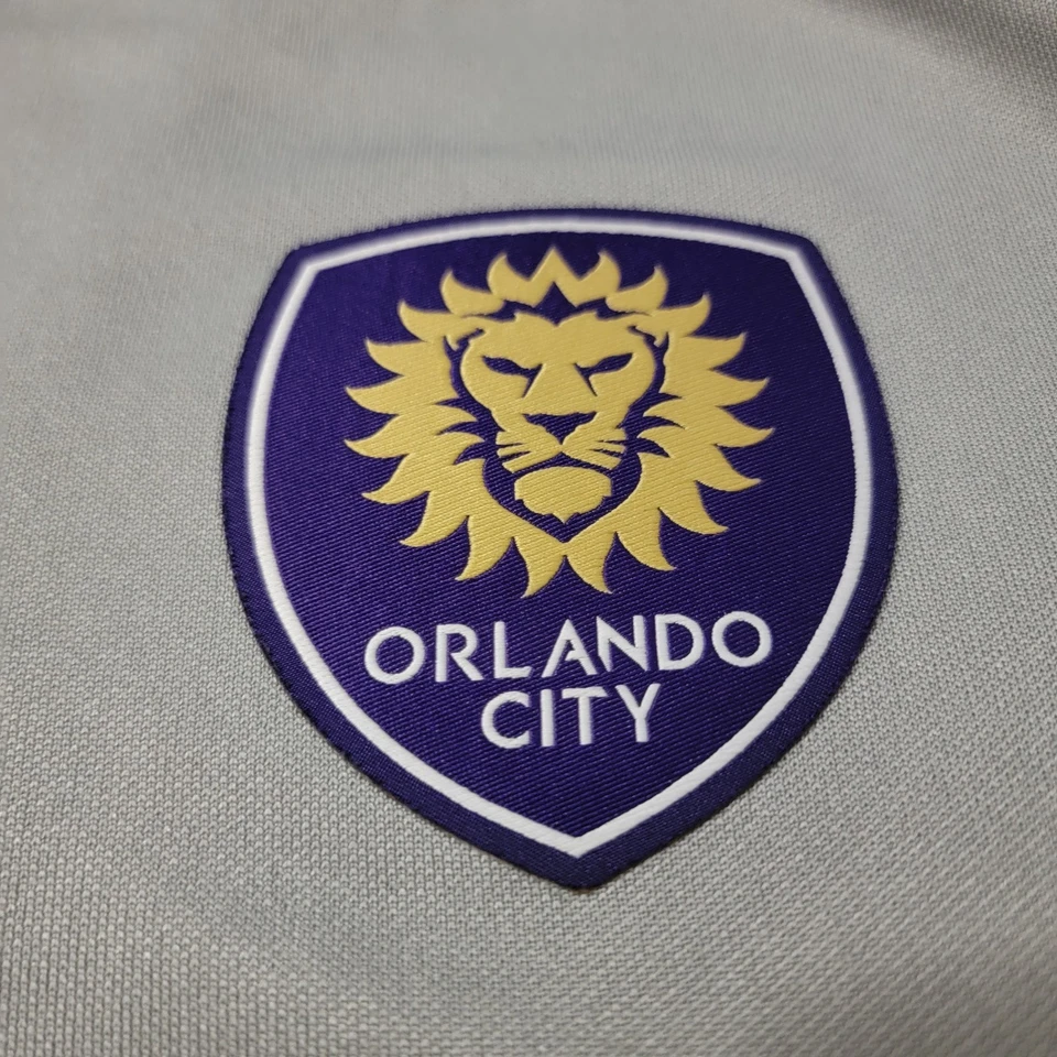 Camiseta Top de Entrenamiento Orlando City Manga Larga Talla 2XL Gris 1/4 Cremallera Adidas MLS Foto 4 de 4