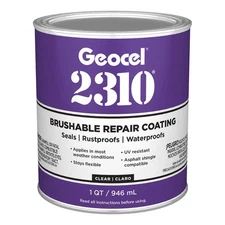 GEOCEL  Tripolymer  Repair Coating,Clear 892KV7
