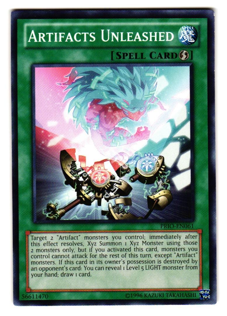 Artifacts Unleashed PRIO-EN061 Common Primal Origin Yu-Gi-Oh Unlimited LP
