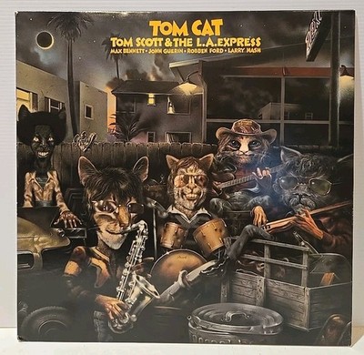 TOM CAT - Tom Scott & The L.A Express LP - CBS ODE Records PE 34956