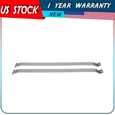 2pcs Silver Fuel Tank Straps For 1999-2004 Jeep Grand Cherokee