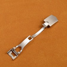 18mm Stainless Steel Silver Deployment Clasp For Tudor Watchbands Buckle Silver