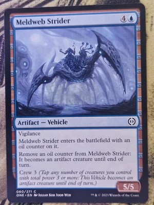 Meldweb Strider 60 Common Phyrexia: All Will Be One Magic: The Gathering LP