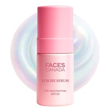 FACES CANADA Strobe Serum - 27ml | Brightening Serum + Strobe Cream + SPF 30 Sun