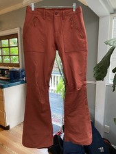 New Burton Women s VIDA Snowboard/Ski Pants Size S Color Orange