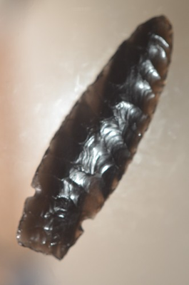 #ad Authentic Modern Reproduction of Pre 1600 Pacific Northwest Obsidian Arrowhead $23.74