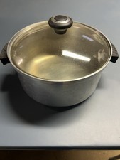 Vintage Aluminum Vogue Stock Pot Lid  Side Handles