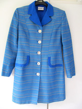 Dusk by Frank Usher 3/4 Length Formal Coat - Evening/Cruise/Wedding Size 10 VGC