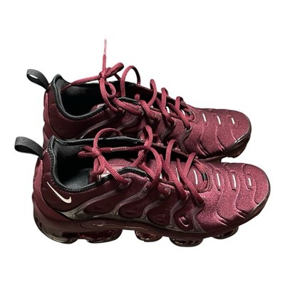 Nike Men's Air VaporMax Plus Sneaker, Night Maroon/Red, Size 9 comes with box.