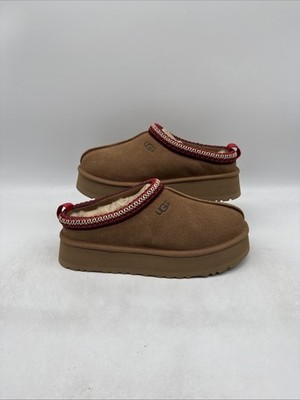UGG Tazz 2 Chestnut Damen Slipper Wildleder Obermaterial Freizeit Slipper UK 7 EU 40 NEU